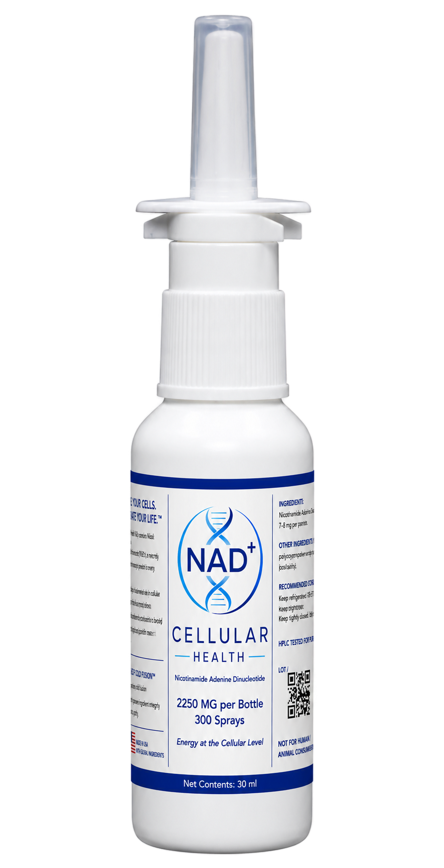 Cellular Health NAD⁺ NanoMist 30 ml nasal spray bottle